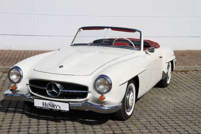 Mercedes Benz 190 SL Cabriolet, Fahrgestellnummer 1210425500125, EZ 01.07.1955, 5. Hand, Laufleistung ca. 59.000 km, HU 04.2017, H-Zulassung ja, 77 ...