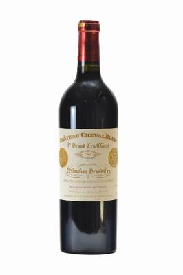 1 Flasche 2001 Chateau Cheval Blanc, Saint -Emilion, Premier Grand Cru Classe, ca. 75 cl,Füllstand: ca. into neck, sehr guter Erhaltungszustand, ...