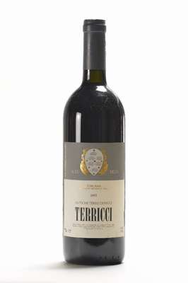 3 Flaschen 1995 Antiche Terre De'Ricci, Toscana, je ca. 75 cl, 13 % Vol., Füllstände: ca. top shoulder, unverkostet, selten im Angebot, sehr ...