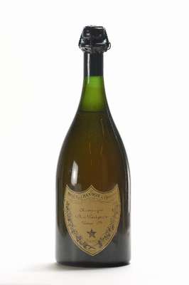 1 Flasche 1955 Moet et Chandon Dom Perignon,Champagner, ca. 75 cl, Abstand zwischen Wein und Flaschenboden: ca. 2,3 cm, unverkostet, sehr guter ...