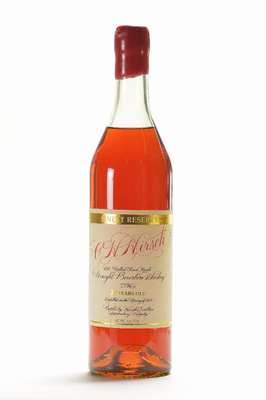 1 Flasche 20 Years Old Finest Reserve A. H. Hirsch, Straight Bourbon Whiskey, 45,8 % Vol., im Frühling 1974 destilliert, absolute Rarität im ...