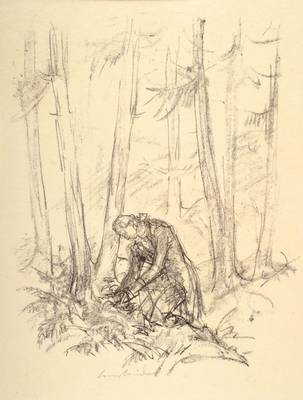 Hans Meid, 1883-1957, Konvolut aus zwei Lithographien auf Japan, "Rettung" und "Gefunden", aus: Goethe Gedichte, je signiert, 100 ...