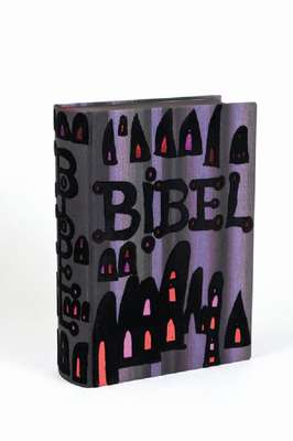 Die Bibel illustriert von Friedensreich Hundertwasser, Pattloch-Verlag, 1995, Einband und Schuber von Hundertwasser gestaltet, Originalverpackung