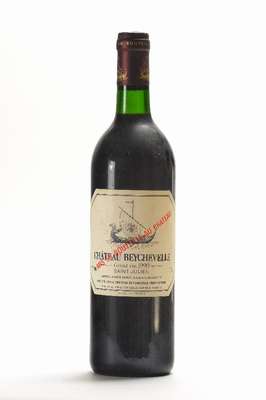 1 Flaschen 1990 Chateau Beychevelle, St.Julien, ca. 75 cl, unverkostet, Füllstand: ca. top shoulder, 12,5% Vol., Etikett min. gebräunt, , Jeannie ...