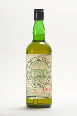 1 Flasche Bushmills Scotch Whisky, Etikett von der Scotch Malt Whisky Society, destilliert im Juni 1978, abgefüllt im Oktober1991, 56,8 Vol., ca. 75 ...