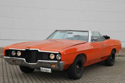 Ford LTD Convertible Cabriolet, Fahrgestellnummer 1U61S151774, EZ 01.07.1971, 1. Hand, Laufleistung 60.781 km abgelesen, HU 07.2016, H-Zulassung, 190 ...