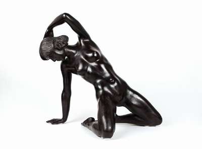 Arno Breker, 1900-1991, Die Grazie (große Variante - sehr selten), Bronzeskulptur, signiert und nummeriert 4/12, Gießerstempel Schmäke ...