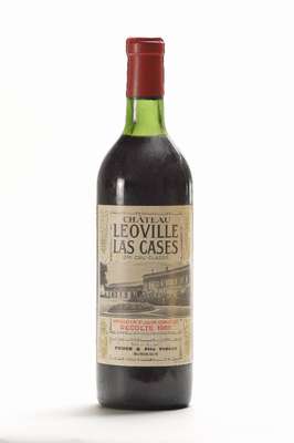 2 Flaschen 1966 Chateau Leoville Las Cases, Saint-Julien, 2eme Cru Classe, Cruse & Fils Freres Abfüllung, je ca. 75 cl, unverkostet, selten im ...