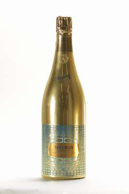 2 Flaschen 1978 Taittinger Collection, Champagner, Brut, Reims, Künstlerflasche: Victor Vasarely, je ca. 75 cl, je ca. 12% Vol., unverkostet, selten ...