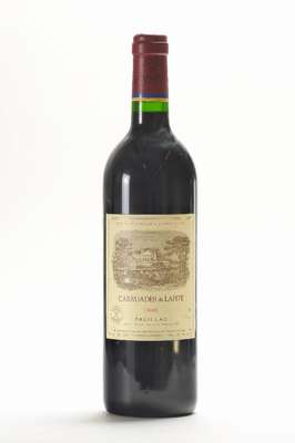 1 Flasche 1996 Carruades de Lafite, Pauillac, ca. 13% Vol., ca. 75 cl, Füllstand: ca. intoneck, selten im Angebot, unverkostet, Jean -Marc Quarin ...