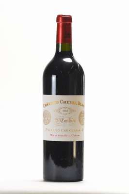 1 Flasche 2010 Chateau Cheval Blanc, St. Emilion, Premier Grand Cru Classe, ca. 75 cl, Füllstand: ca. into neck, unverkostet, 14,5 % Vol., ...