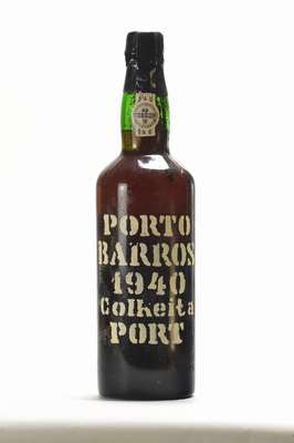 1 Flasche 1940 Porto Barros Colheita Port, Produced, bottles and shipped by Barros, Almeida & CA-Vinhos, 1979 in die Flasche abgefüllt, Füllstand: ...