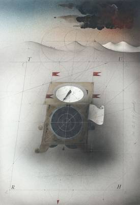 Alois Janak, geb. 1924 Tschechien, Gouache/Papier, unleserlich betitelt, handsigniert, datiert 79 Mü, ca. 73x51, unter Glas gerahmt