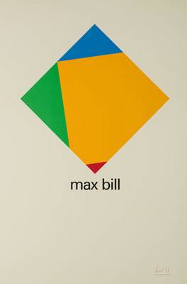 Max Bill, 1908-1994, zwei Quadrate mit verwanderten pythagoräischen Dreiecken, Farbserigrafie, handsigniert, Blattmaß 61,5x41,5 cm