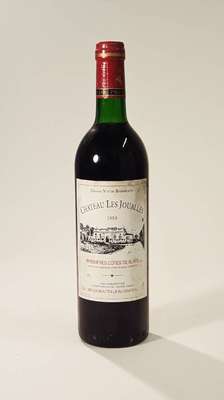 6 Flaschen 1989 Chateau Les Joualles, Premieres Cotes de Blaye, je ca. 75 cl, Füllstände: je ca. top shoulder, 12,5 % Vol., unverkostet, Etiketten ...