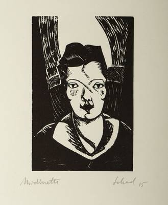 Christian Schad, 1894-1982, Mappe mit 6 Original-Holzschnitten, je handsigniert und betitelt, 1915-1917, Hrsg. Edition Panderma Carl Laszlo Basel, ...