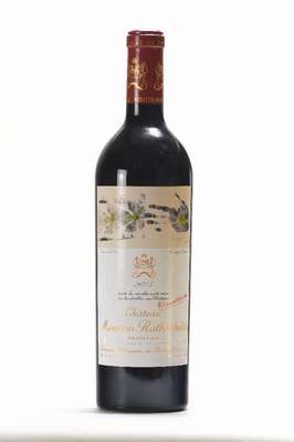 1 Flasche 2005 Chateau Mouton Rothschild, Pauillac, Premier Cru Classe, Künstleretikett:Giuseppe Penone, Füllstand: ca. high fill, ca.75 cl, 13 % ...