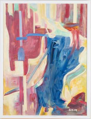 Otto Herter, 1924 Pjatigorsk/Kaukasus - 2000 Achern, Öl/Lwd, sign. und dat. 98, ca.60x80 cm
