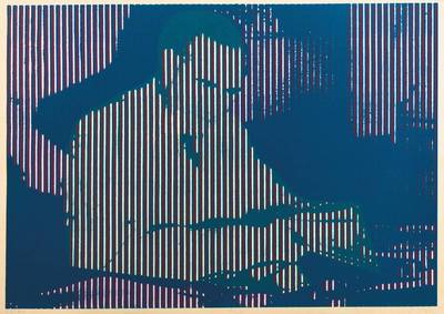 Ernst Mitzka, geb. 1945 Marburg, Farbserigraphie, sign, num. 49/70, ca. 42x59 cm