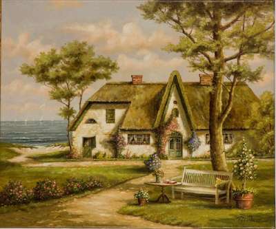 Peter Mehner, geb. 1944 Dortmund, Öl/Lwd, sign., 50x60cm