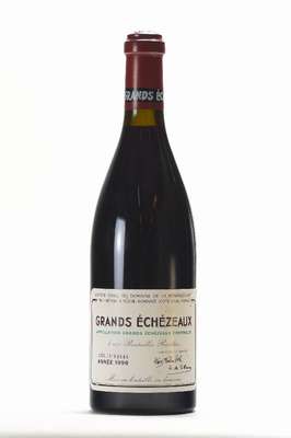 1 Flasche 1996 Grands Echezeaux Domaine de la Romanee Conti, Cote-D'Or, Grand Cru, ca. 75 cl, 13% vol., Abstand zwischen Kapsel und Wein: ca. ...