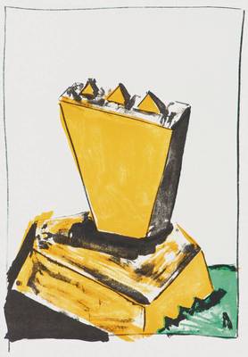 Thomas Schütte, geb. 1954, Beckmann Building, 1986, Farblithografie/Vellum, sign.,Blattgr. 60x42 cm