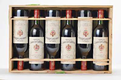 12 Flaschen 1993 Chateau Canon La Gaffeliere , Saint-Emilion, Grand Cru Classe, je ca. 75cl, 12,5 % Vol., Füllstände: je ca. into neck,unverkostet, ...
