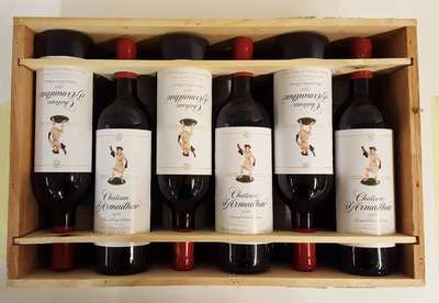 12 Flaschen 1996 Chateau d'Armailhac, Baronne Philippine de Rothschild, Pauillac, Grand Cru Classe, je ca. 75 cl, 12,5 % Vol., unverkostet, ...