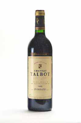 12 Flaschen 1988 Chateau Talbot, Domaine Cordier, Saint-Julien, Grand Cru Classe, je ca. 75 cl, 12,5 % Vol., Füllstände: je ca. into neck, ...