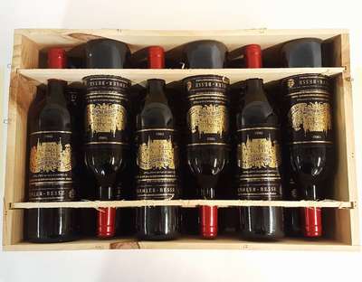 12 Flaschen 1992 Chateau Palmer, Margaux, je ca. 12,5 % Vol., je ca. 75 cl, Füllstände: je ca. into neck, unverkostet, sehr gute ...