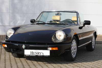 Alfa Romeo Spider 2.0, Fahrgestellnummer: ZAR11500006012965, EZ 04/1991, Laufleistung ca. 145.000 km abgelesen, 88 kW/ 120 PS, 4-Zylinder, 5-Gang ...
