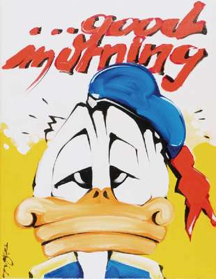 Jörg Döring, geb. 1965, ... Good Morning, Acryl/Lwd, sign., ca. 90x70 cm