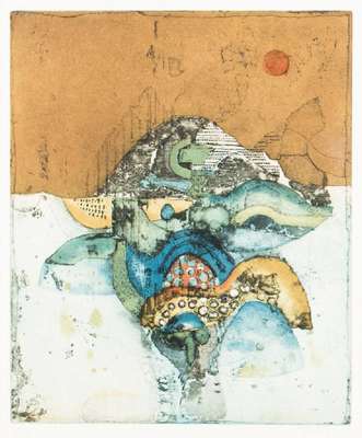 Yoshi Takahashi, 1943-1998, Lithografie, sign., num. e.a., ca. 40x34cm, unter Glas gerahmt