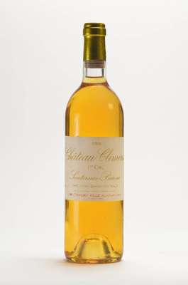2 Flaschen 1986 Chateau Climens, Sauternes -Barsac, Premier Cru, je ca. 75 cl, 14 % Vol.,Füllstände: je ca. into neck, selten im Angebot, ...
