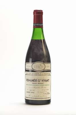 1 Flasche 1973 Domaine de la Romanee-Conti Romanee St-Vivant, Cote D'Or, Leroy, ca. 75 cl, Abstand zwischen Kapsel und Wein: ca. 3,3 cm, ...