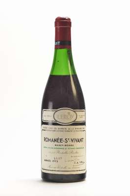 1 Flasche 1973 Domaine de la Romanee-Conti Romanee Saint-Vivant, Cote D'Or, Leroy, ca. 75 cl, unverkostet, Abstand zwischen Kapsel und Wein: ca. ...