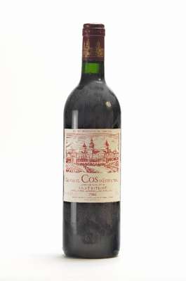 2 Flaschen 1986 Chateau Cos D'Estournel, Saint-Estephe, 12,5 % Vol., ca. 75 cl, Füllstände: je ca. into neck, unverkostet, sammelwürdig, sehr ...