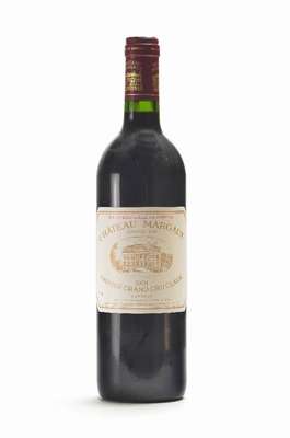 1 Flasche 1991 Chateau Margaux, Margaux, Premier Grand Cru Classe, je ca. 75 cl, 12,5 %, unverkostet, sehr guter Erhaltungszustand, Füllstand: ca. ...