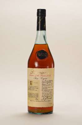 1 Flasche Prumier's VSOP Fine Cognac, ca. 100 cl, 40 % Vol (80 Proof), Abstand zwischen Kapsel und Cognac: ca. 3,5 cm, unverkostet, Etikett und ...