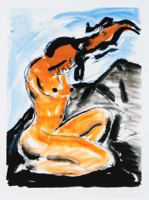 Stefan Szczesny, geb. 1951, Dancing on the stage, Giclee auf Baumwollpapier, handsign., num. 27/50, Blattgr. 80x60 cm