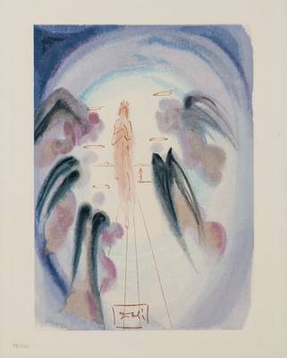 Salvador Dali, 1904-1989, Paradies, Nr. 24 aus Die göttliche Komödie, 1974, Lithografie, drucksign., num. 28/1000, inkl. Zertifikat der Edition ...