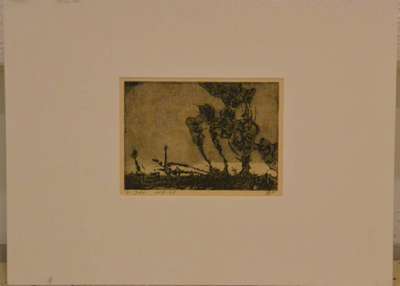 Horst Janssen, 1929-1995, Radierung, handsign., dat. 85, Auflage 20, Platte 11,5x16 cm, PP