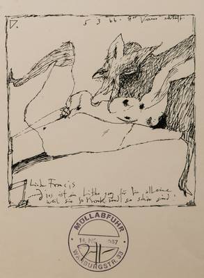 Horst Janssen, 1929-1995, Venus schläft, Lithografie, mit Müllabfuhrstempel, handsign., Blattgr. 38x32 cm