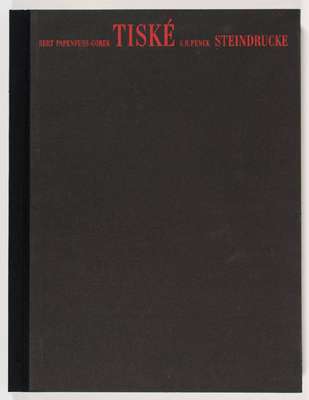 A.R. Penck, Bert Pappenfuss-Gorek Tiske, A.R. Penck Steindrucke, 10 Farbsteindrucke, Hrsg. Sascha Anderson, Edition Staerck, num. 55/60, handsign. ...