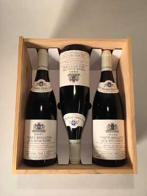 6 Flaschen 2001 Bouchard Pere & Fils Vosne -Romanee Aux Reignots, je ca. 75 cl, unverkostet, Abstand zwischen Kapseln und Wein: je ca. 0,5 cm, sehr ...