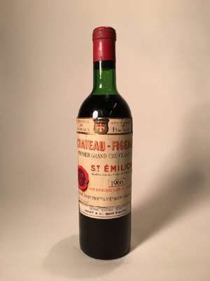 1 Flasche 1966 Chateau Figeac, premier grand cru classé, St. Emilion, Füllstand: ca. 0.75cl, Flasche Nr. 065098, importiert von Calvet & Co ...