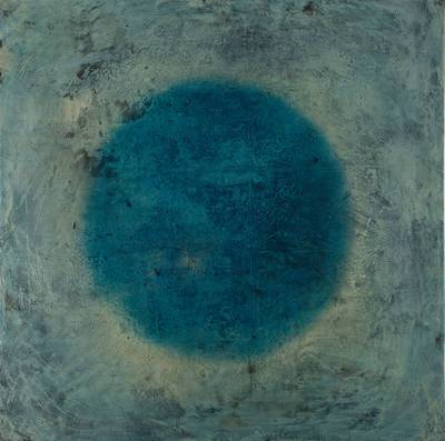 Antonie Becker, 1919-2008, Mandala, Acryl/Lwd, verso sign., betitelt, ca. 102x99 cm