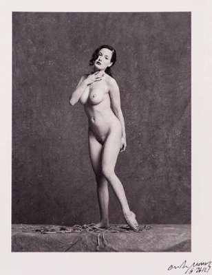 Craig Morey, geb. 1952, Dita von Teese, Akt Fotografie, sign., num., ca. 28x21 cm, inkl. Zertifikat