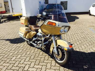 Harley-Davidson FLT Tour Glide, Fahrgestellnummer: 1HD1DBK10C4502330, EZ 10/1983, 3. Hand, Laufleistung ca. 25.000 km, HU 07/2017, H-Zulassung, 49 ...