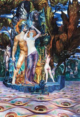 Ernst Fuchs, 1930-2015, Aphrodite und Perseus, Giclee/Lwd, sign., num. 137/300, ca. 61x44 cm
